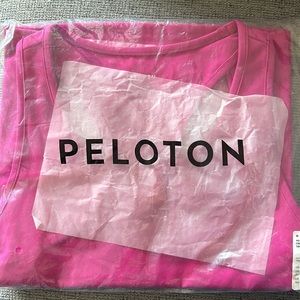 PELOTON Cadent Racer Tank Top - Racerback in Pink Medium
